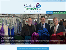 Tablet Screenshot of caringpartnersinc.org